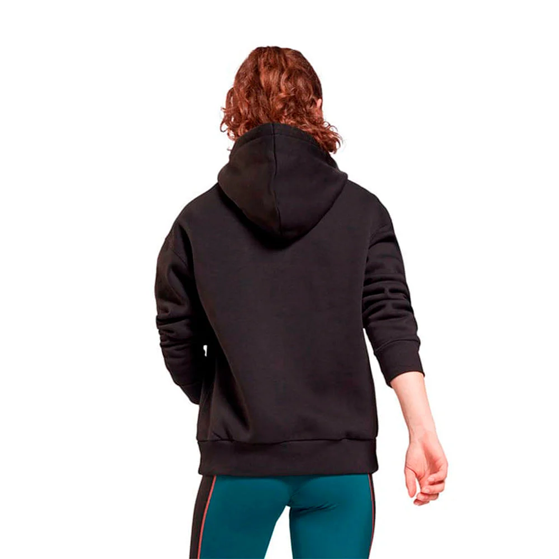 Polera para Mujer Reebok Identity Big Logo Fleece Hoody GS9392 Negro - Talla M 4