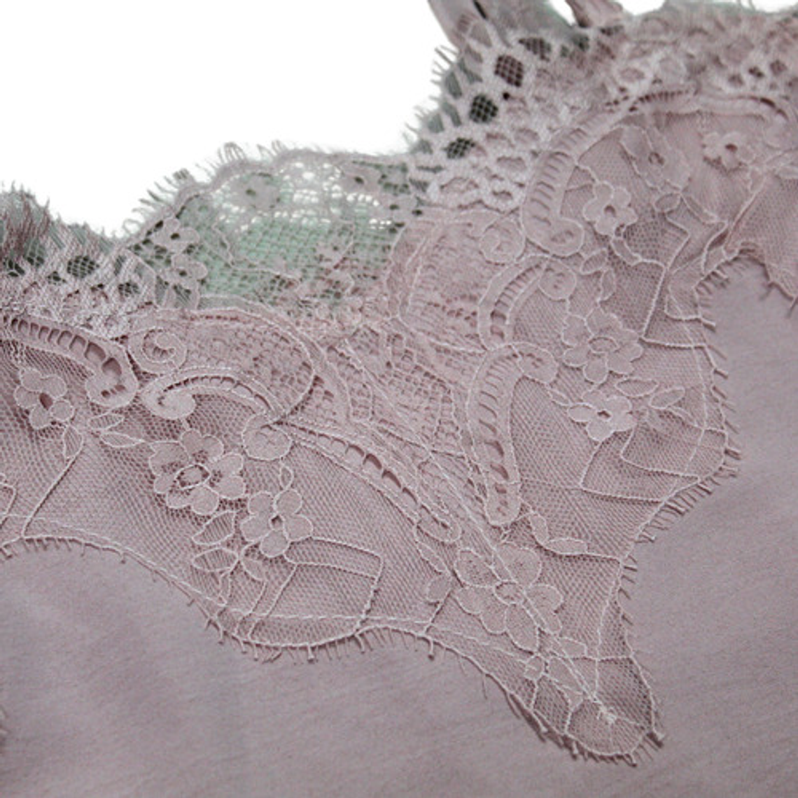 Blusa De Tirantes Con Encaje En Extremos Color Rosado Xl 2