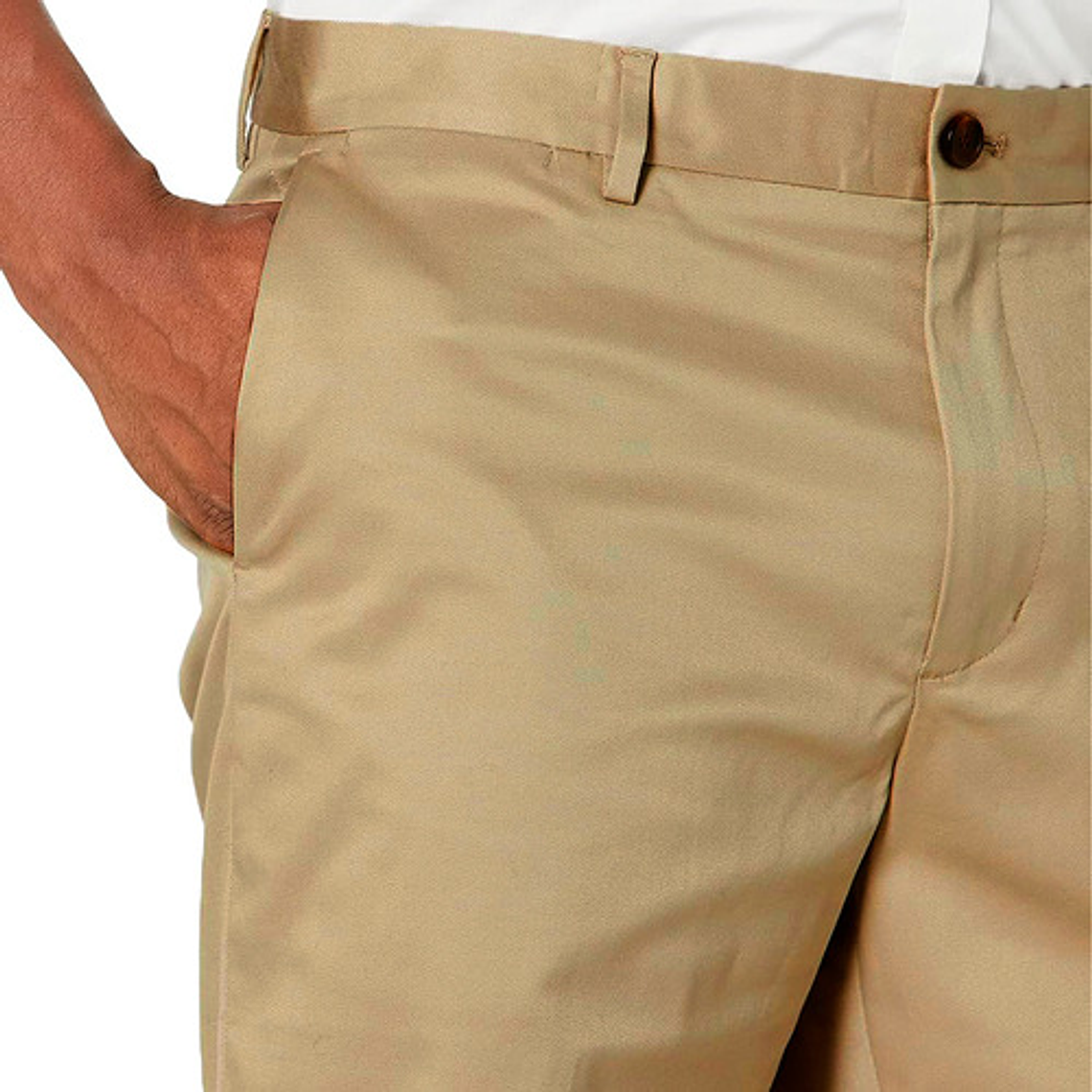 Short Buttoned Down Color Beige Oscuro Talla 36 3