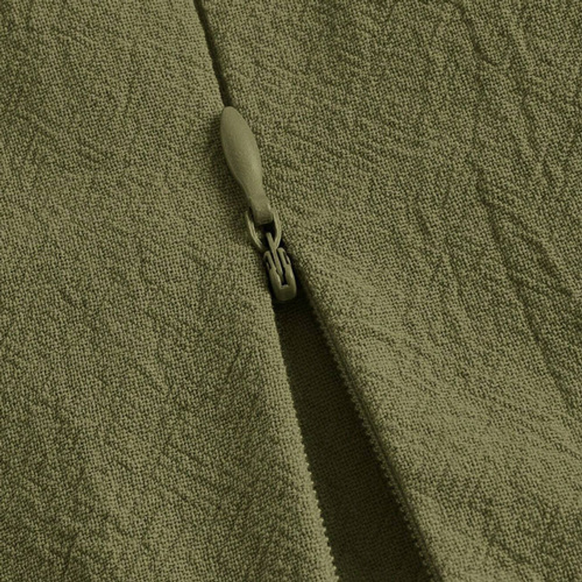 Shein Ezwear Camisa Crop Offshoulder Verde Militar Talla S 5