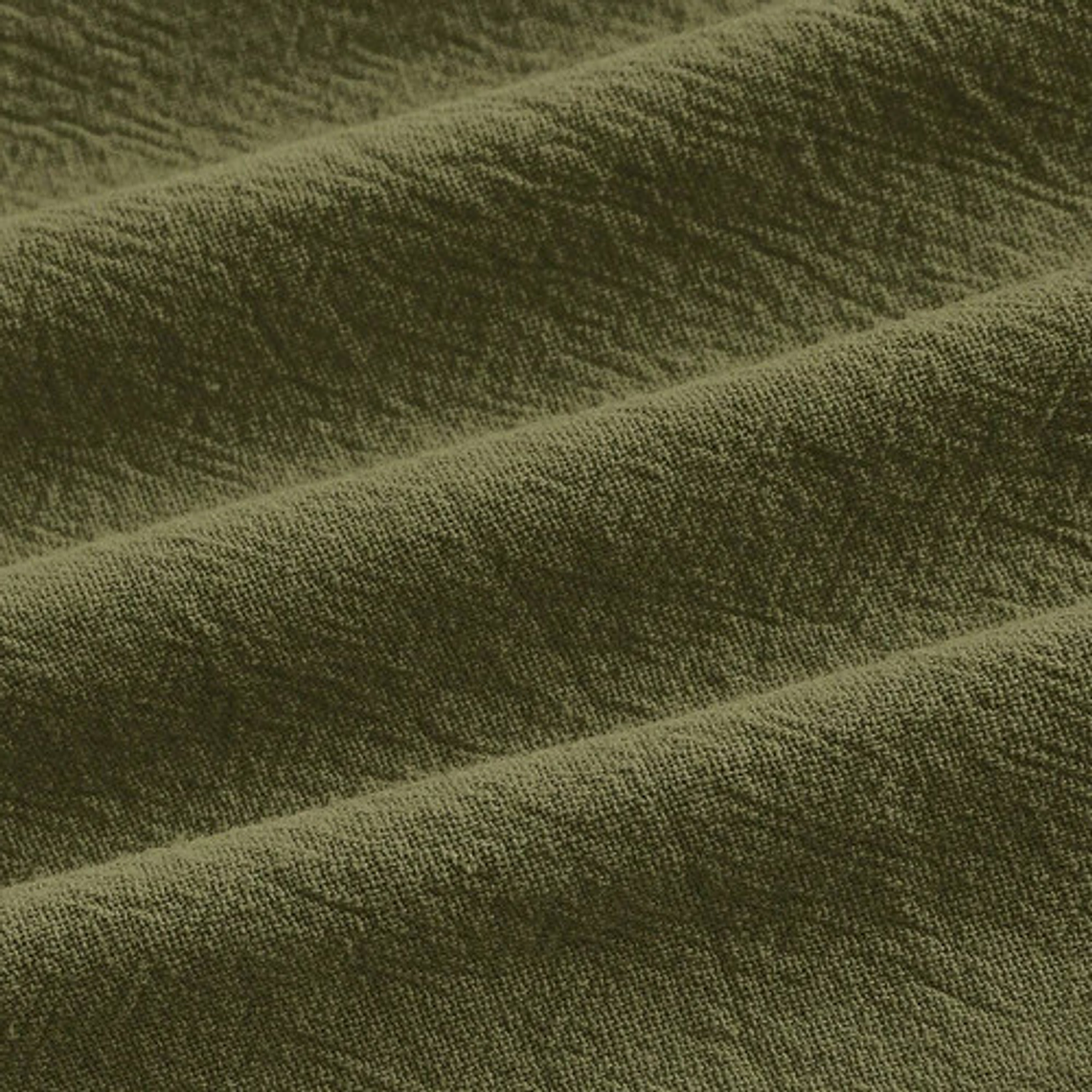 Shein Ezwear Camisa Crop Offshoulder Verde Militar Talla S 6