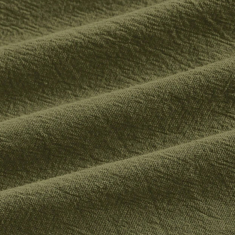 Shein Ezwear Camisa Crop Offshoulder Verde Militar Talla S 6