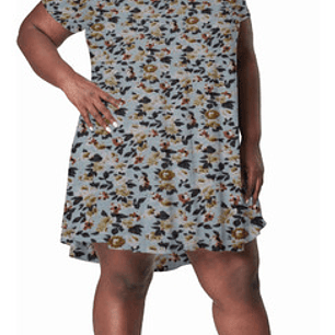 Vestido Corto Julyclo Color Verde Agua Talla Xl