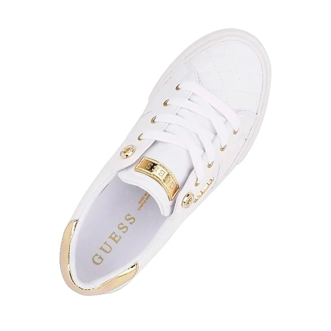 Zapatillas Guess Loven para mujer Color Blanco Talla 38 / 7.5 US 4