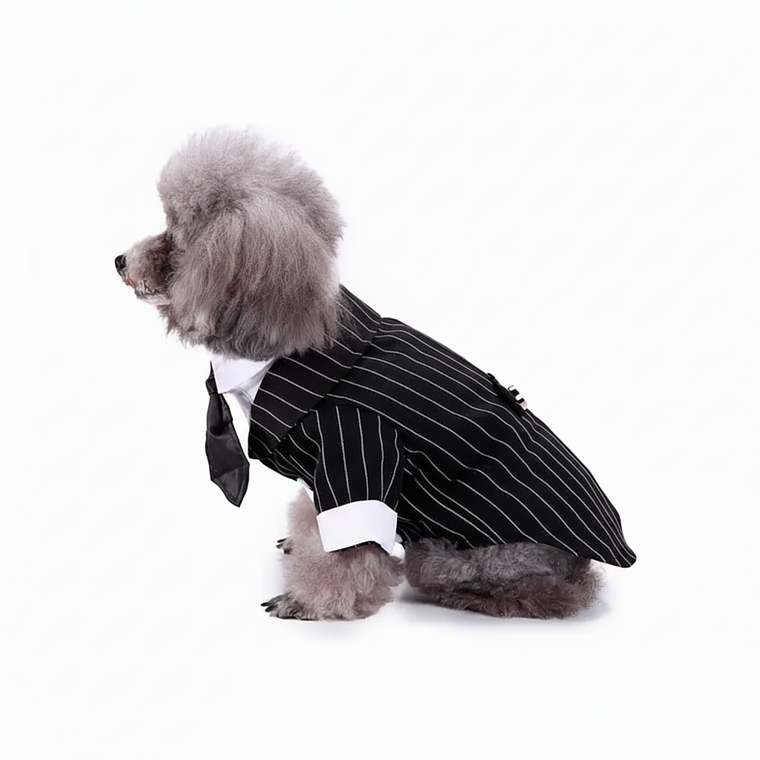 Disfraz para Mascota - Traje de Boda Talla M 3