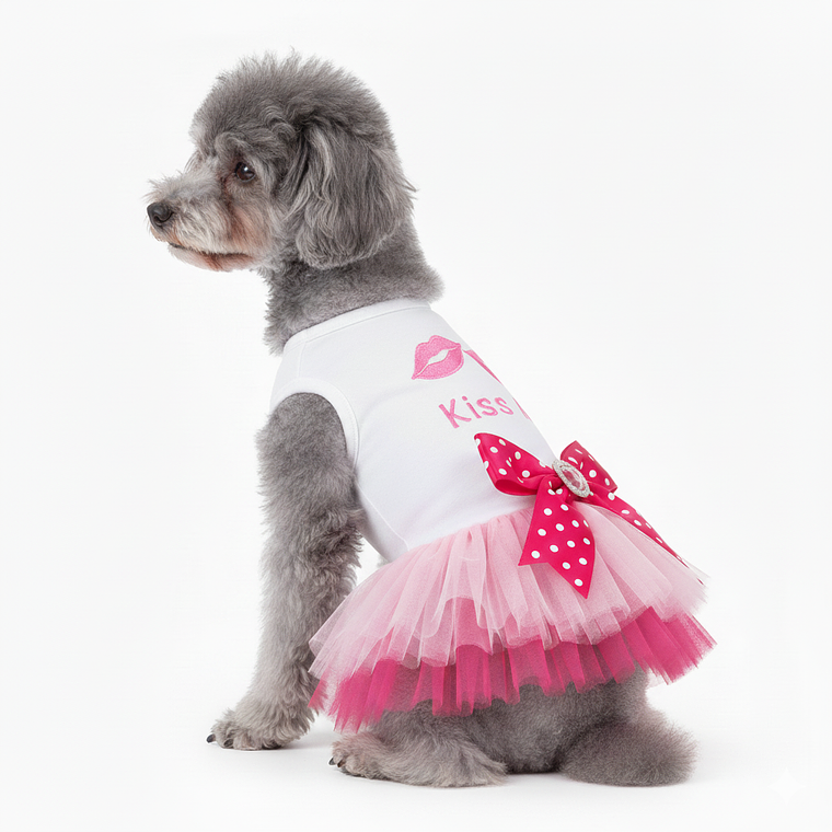 Disfraz para Mascota - Vestido Princesa Talla S M L 2