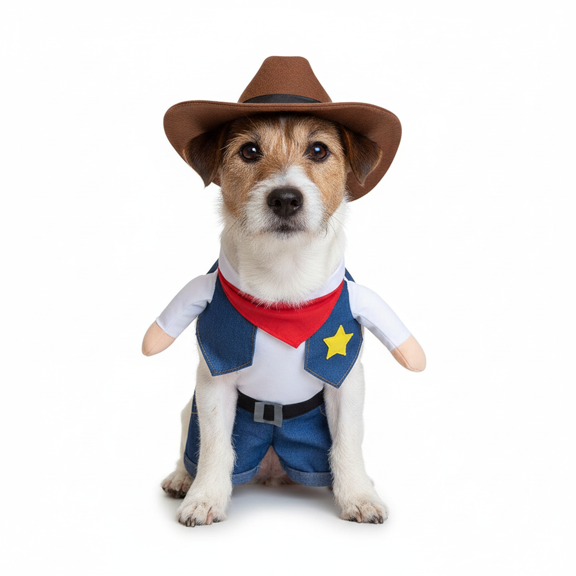 Disfraz para Mascota - Vaquero Talla S M L 1