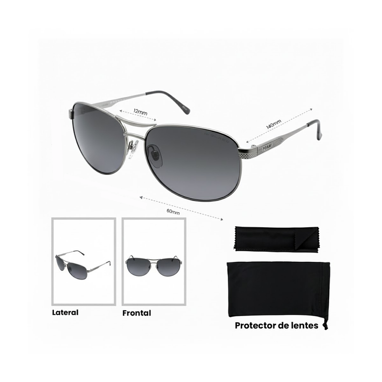 Lentes de Sol Fossil Outlook 66353564 Talla 60mm 7