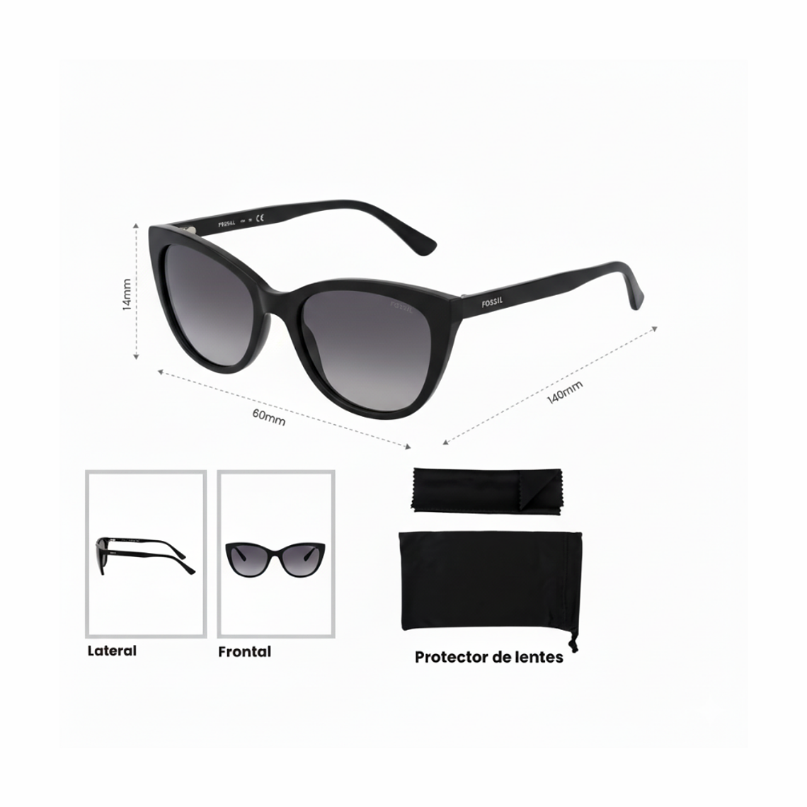 Lentes de Sol Fossil Outlook X82694 7