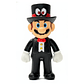 Muñeco Super Mario - Figura Mario con Cappy Traje Tuxedo Negro Colección 12 cm - Miniatura 1