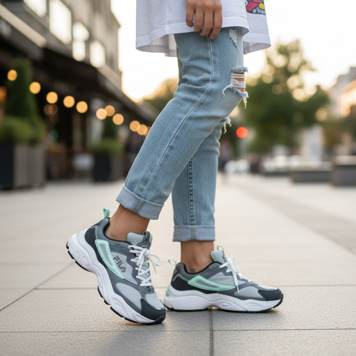 Zapatillas Fila Recollector Gris 5RM01348-253 Talla 37 USA 7 5