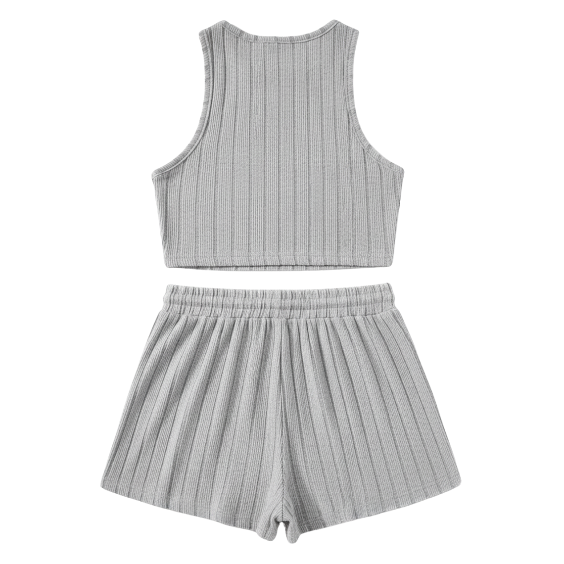 Shein Ezwear Top Y Shorts De Cintura Con Cordón Talla M 2