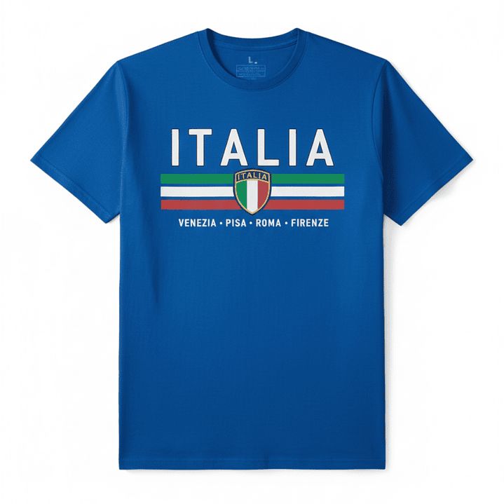 JHK Italia Blue T-Shirt Talla L - Large 1