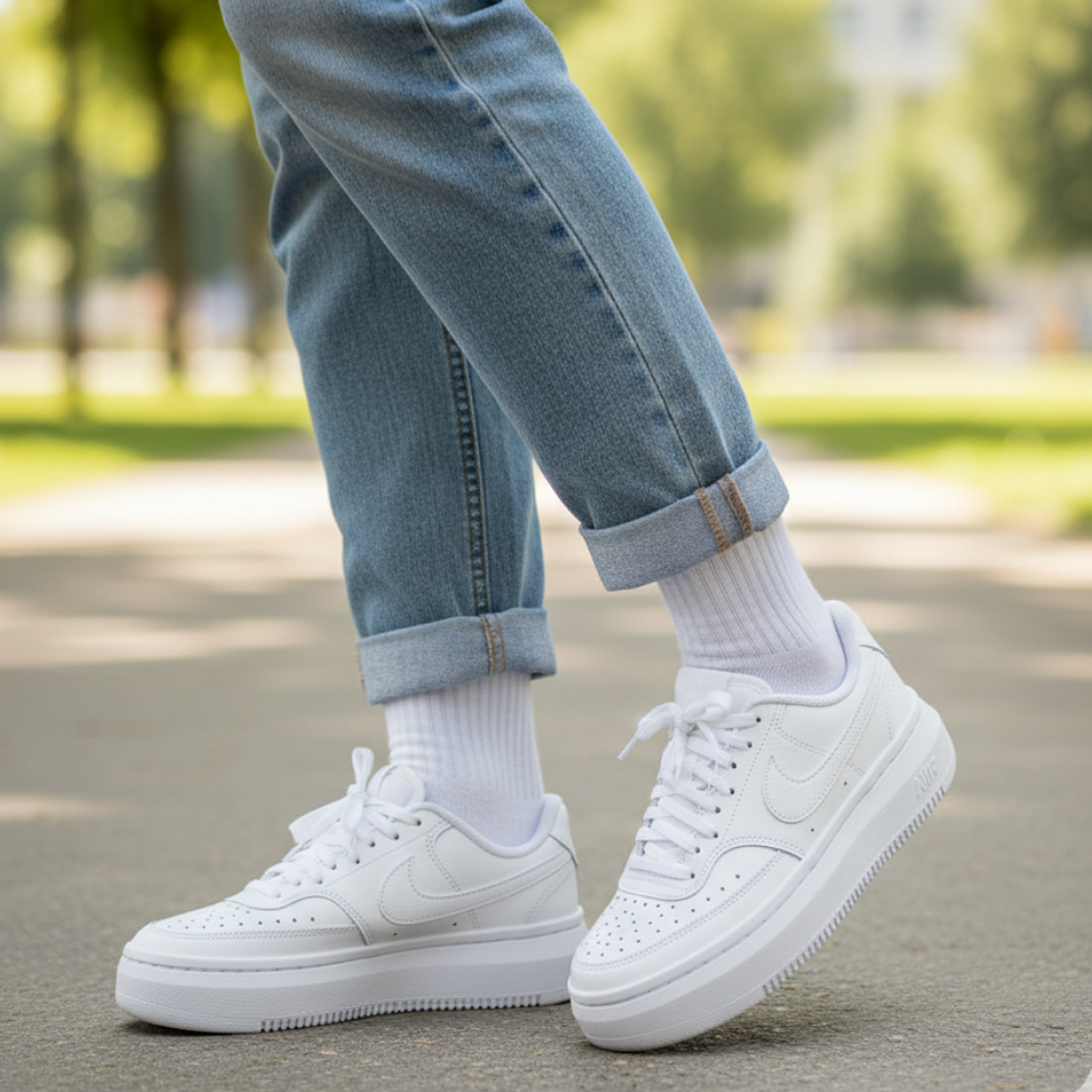 Zapatillas Nike Court Vision Alta LTR DM0113 100 5