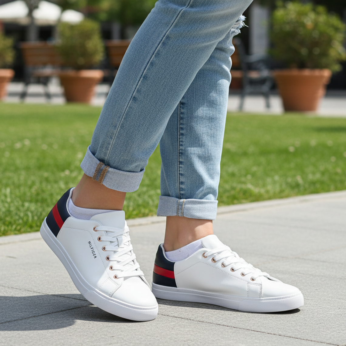 Zapatillas Tommy Hilfiger Laddin Color Blanco 4