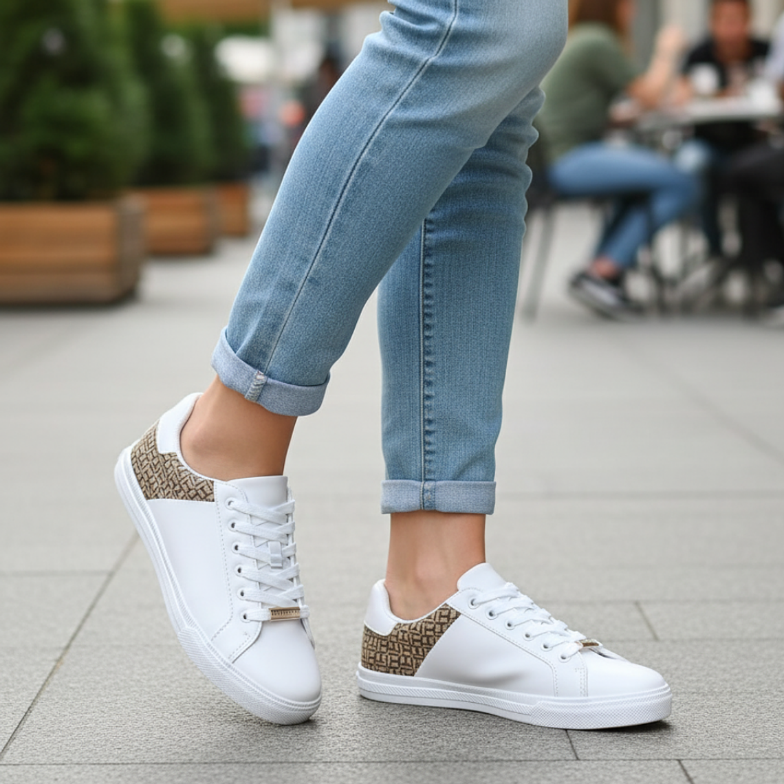 Zapatillas Tommy Hilfiger Lorio Color Blanco 5