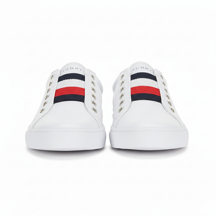 Zapatillas Tommy Hilfiger Laven Logo TM Color Blanco  2
