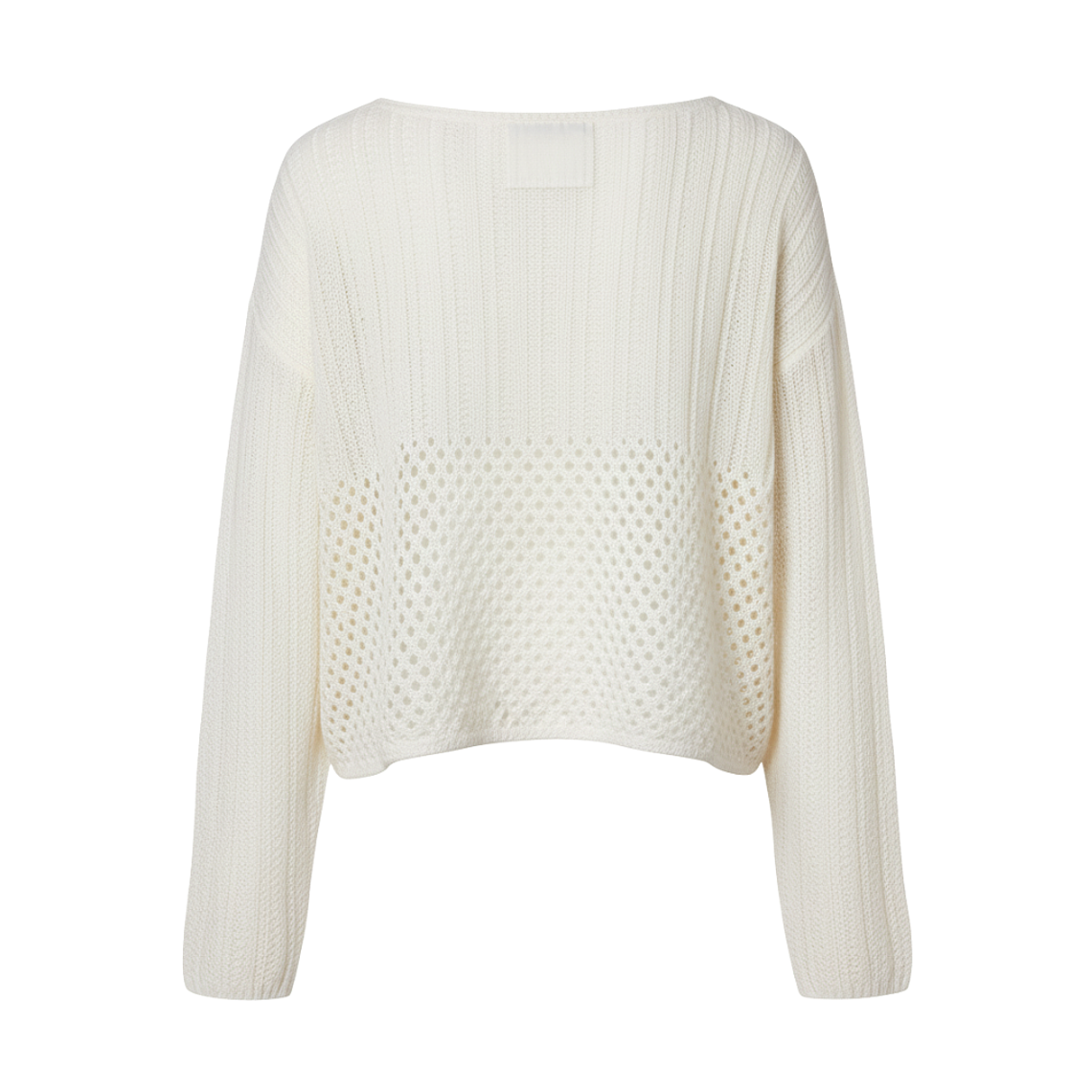 Sueter de punto TRAF Color Blanco  4