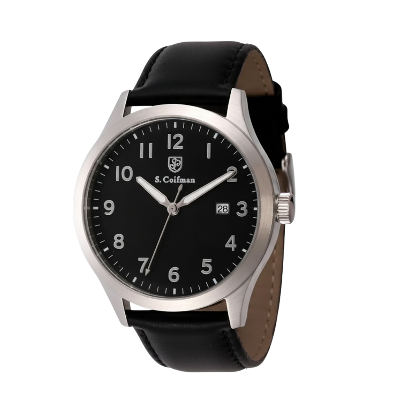 Reloj Analogo S. Coifman Original Negro Hombre 1