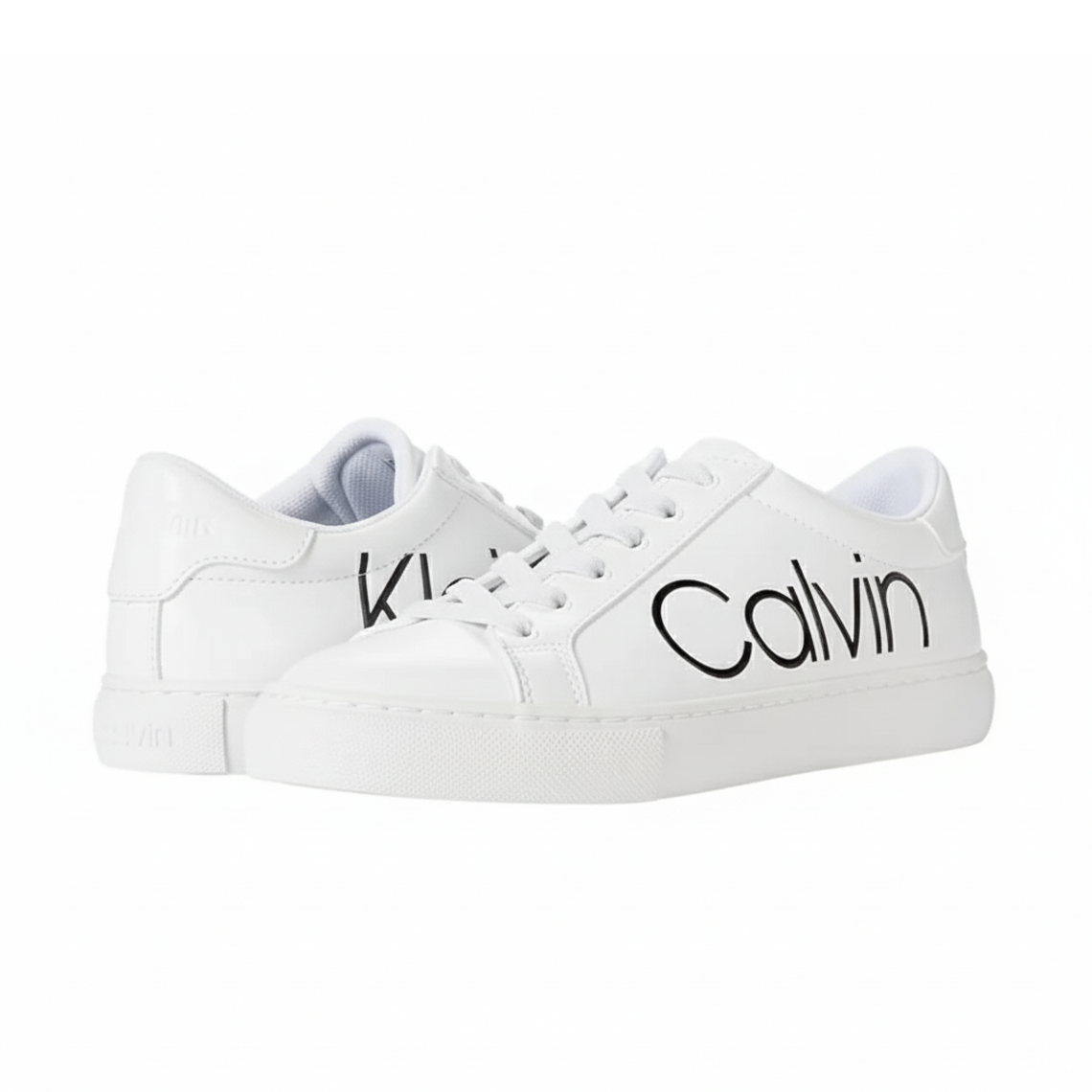 Zapatillas Calvin Klein Modelo Cabre Color Blanco  3