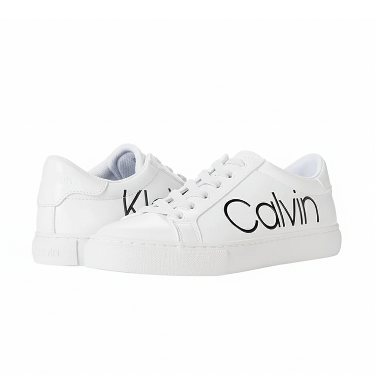 Zapatillas Calvin Klein Modelo Cabre Color Blanco  3