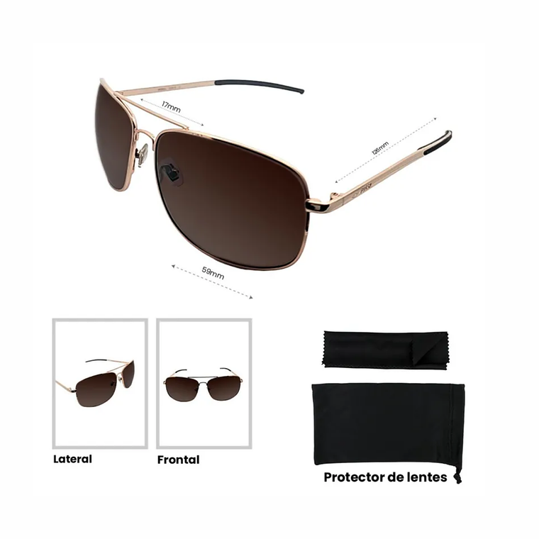 Lentes de Sol Fossil Outlook 66353615 7