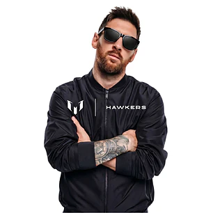 Lentes de Sol Hawkers One OTR23 Negro Brilloso Unisex Talla 54mm