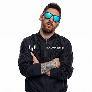 Lentes de Sol Hawkers One OTR30 Negro Carbon Celeste Espejado Talla 54mm