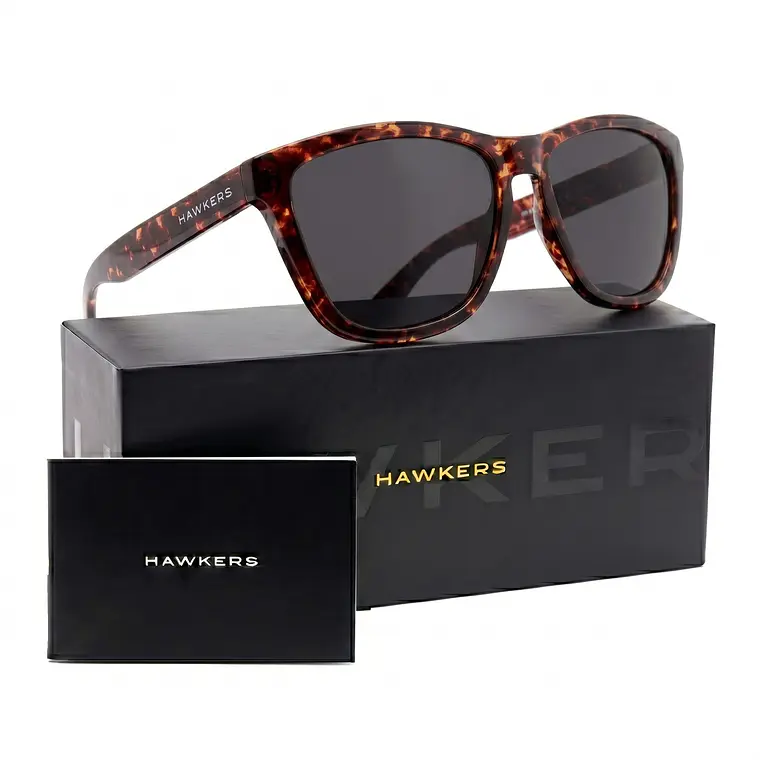 Lentes de Sol Hawkers One OTR32 Negro Marron Carey Unisex Talla 54mm 2