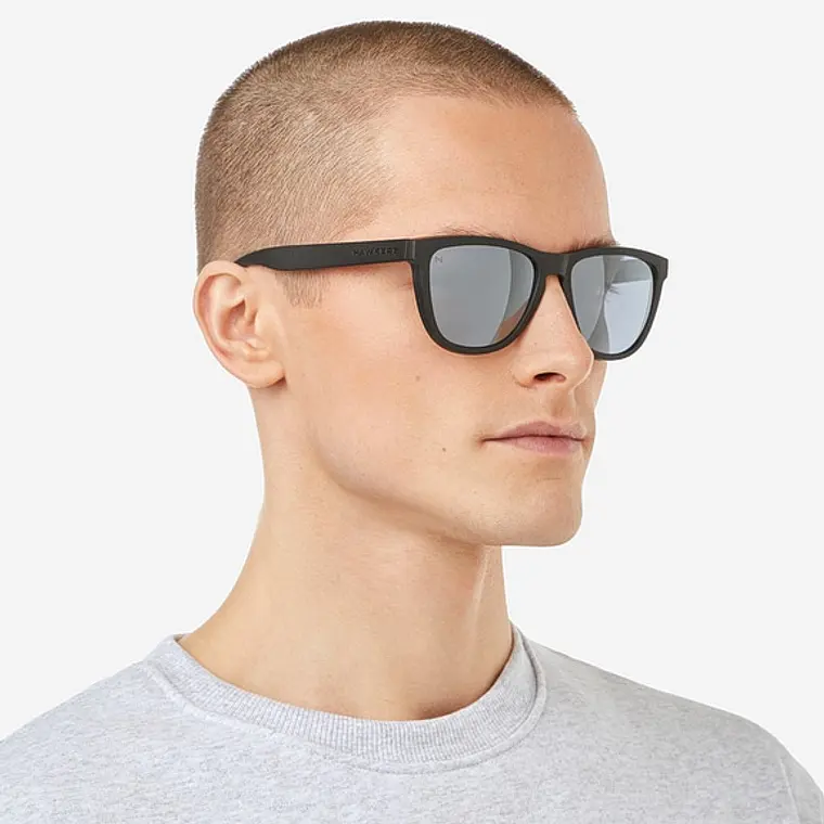 Lentes de Sol Hawkers One O18TR50 Negro Mate Gris Espejado Talla 54mm 5