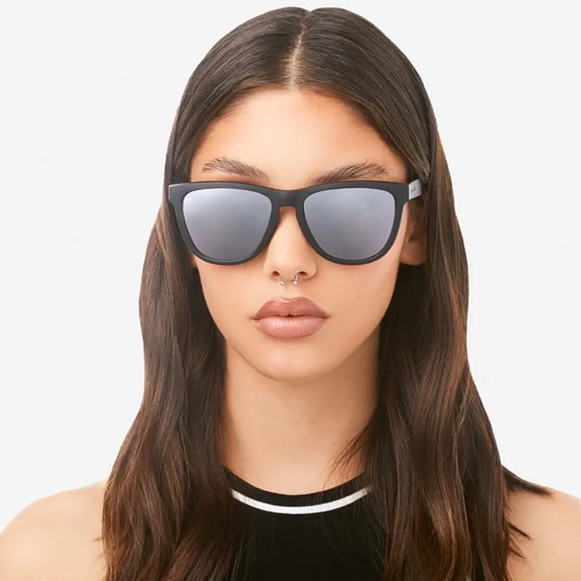 Lentes de Sol Hawkers One O18TR50 Negro Mate Gris Espejado Talla 54mm 9