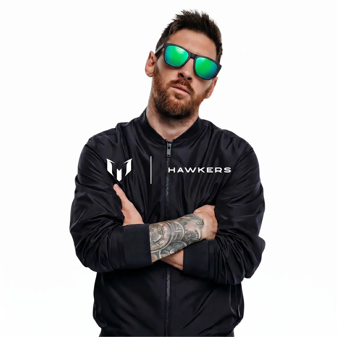 Lentes de Sol Hawkers One Raw HONR21BET0 Negro Verde Espejado Talla 54mm 1