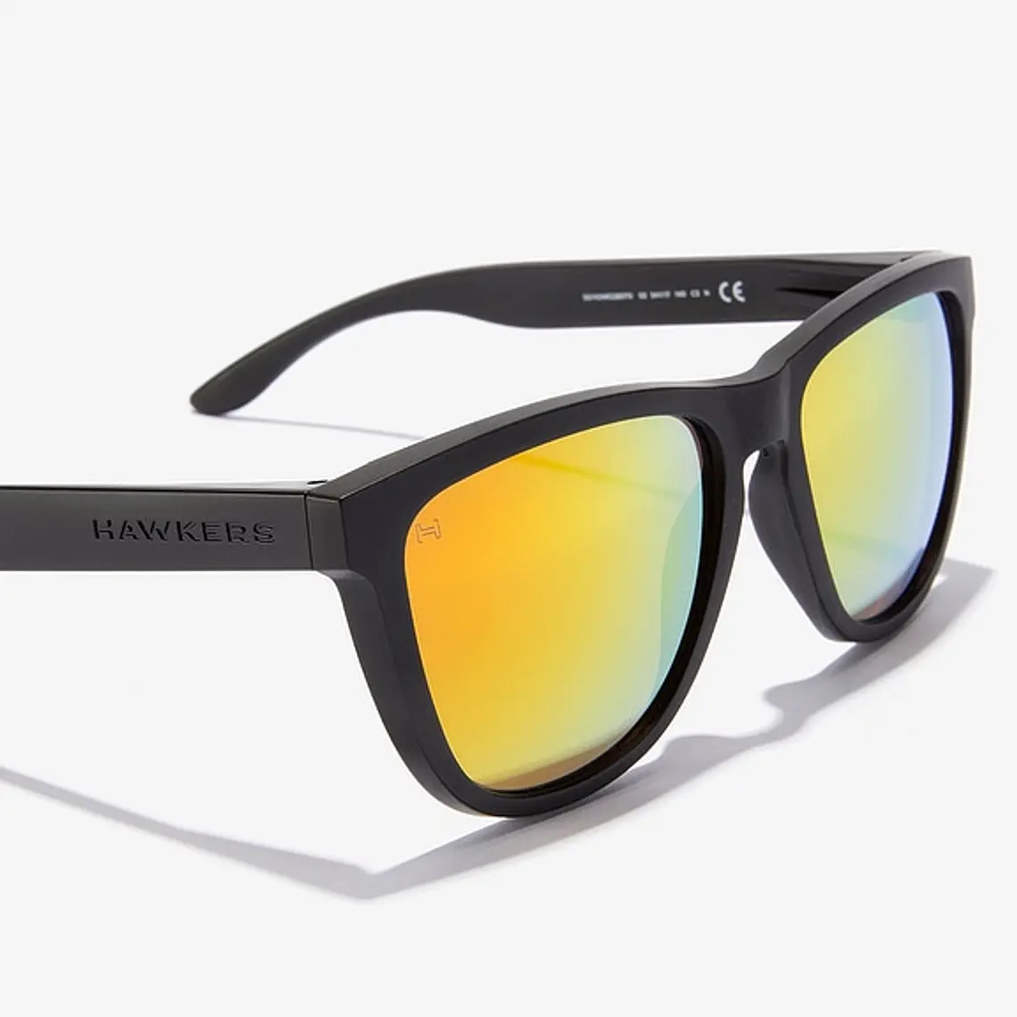 Lentes de Sol Hawkers One Raw HONR22BOT0 Negro Naranja Espejado Talla 54mm 6