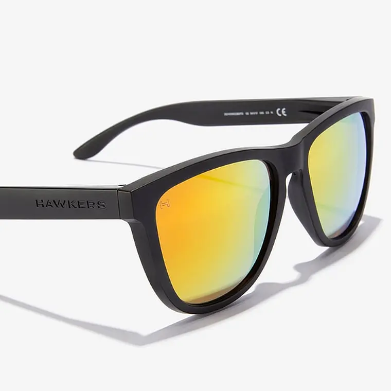Lentes de Sol Hawkers One Raw HONR22BOT0 Negro Naranja Espejado Talla 54mm 6