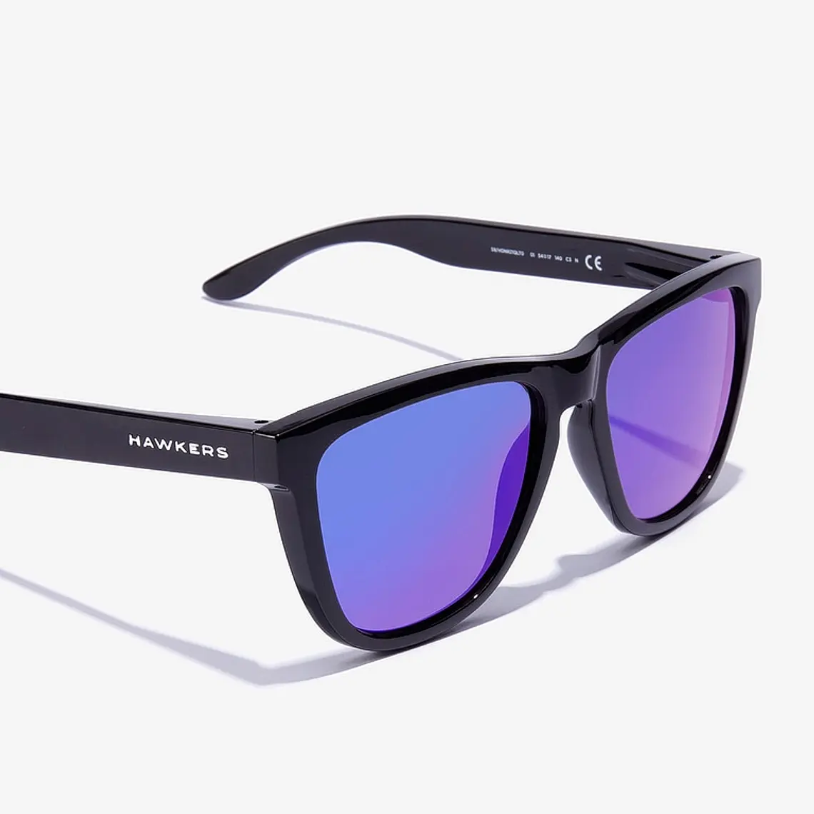 Lentes de Sol Hawkers One Raw HONR21QLT0 Negro Azul Espejado Talla 54mm 4