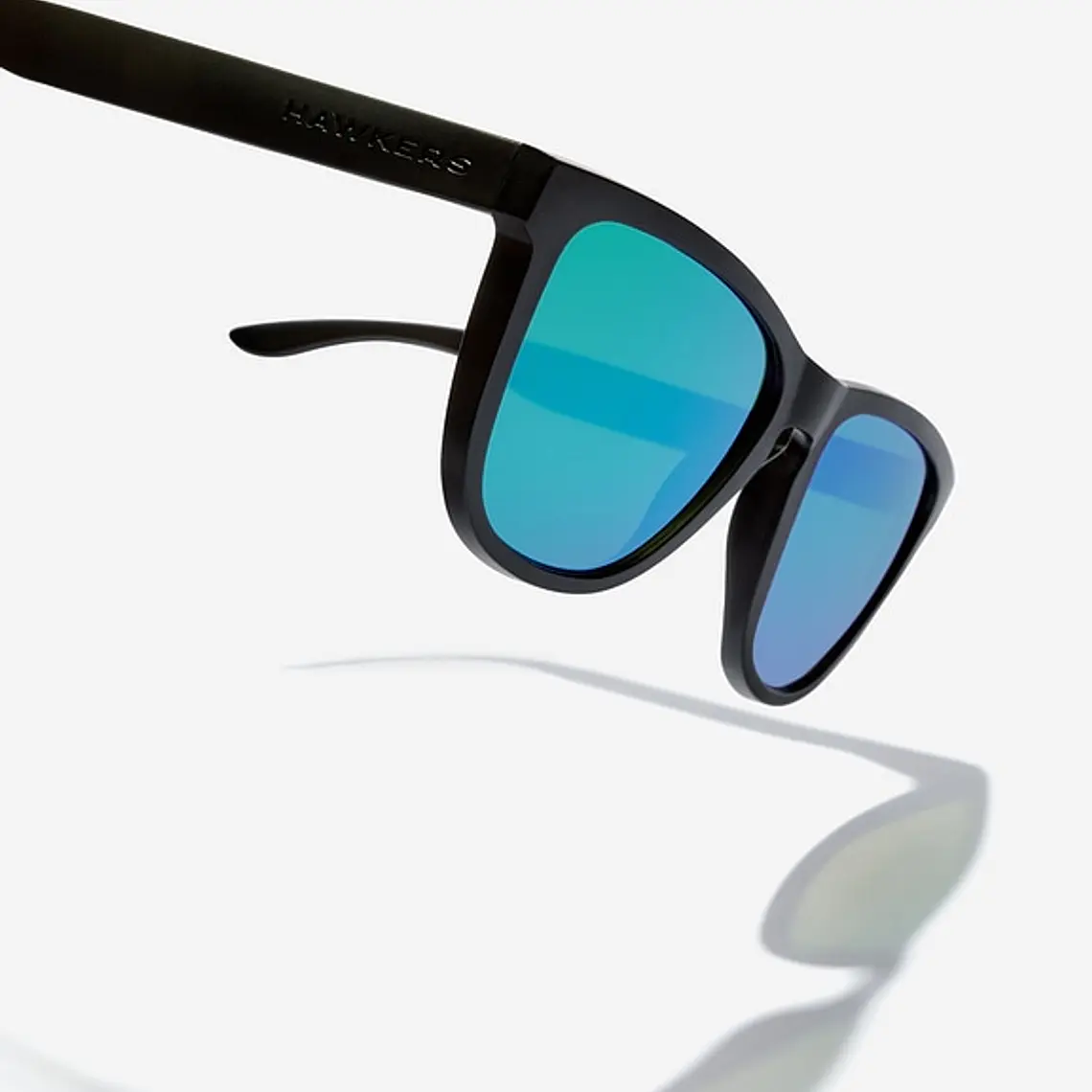 Lentes de Sol Hawkers One Raw HONR21BET0 Negro Verde Espejado Talla 54mm 6