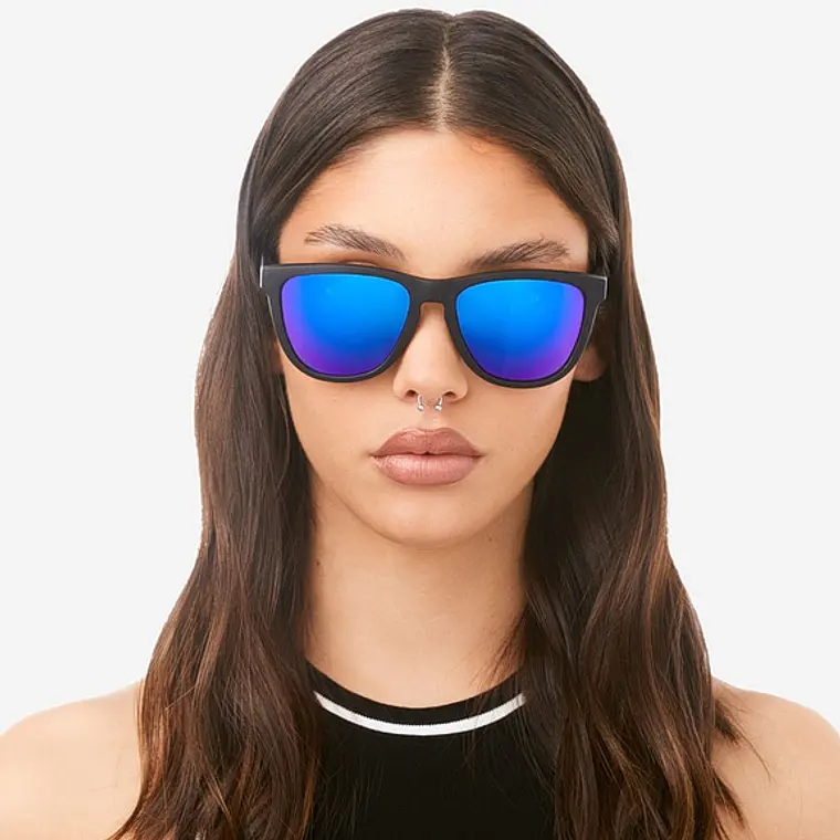 Lentes de Sol Hawkers One Raw HONR21BLT0 Negro Azul Espejado Talla 54mm 9
