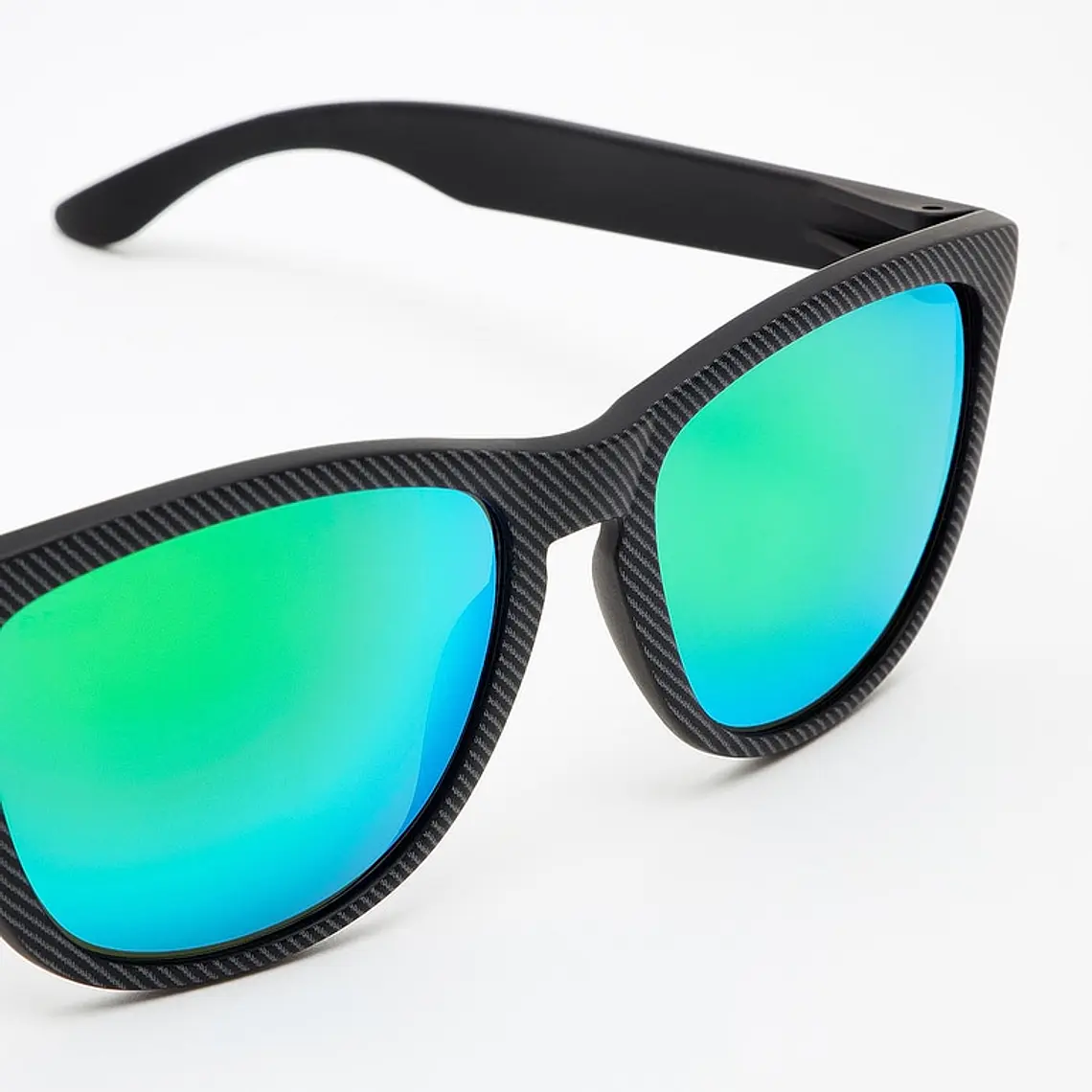 Lentes de Sol Polarizado Hawkers One HOCA22NETP Carbono Verde Espejado Talla 54mm 4