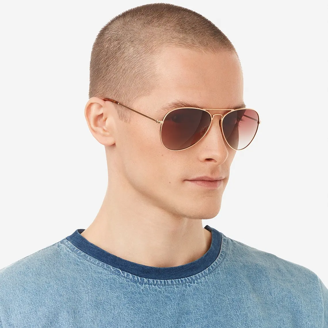 Lentes De Sol Polarizado Hawkers Hawk Gold Brown HHAW22DWMP - Talla 61mm 2