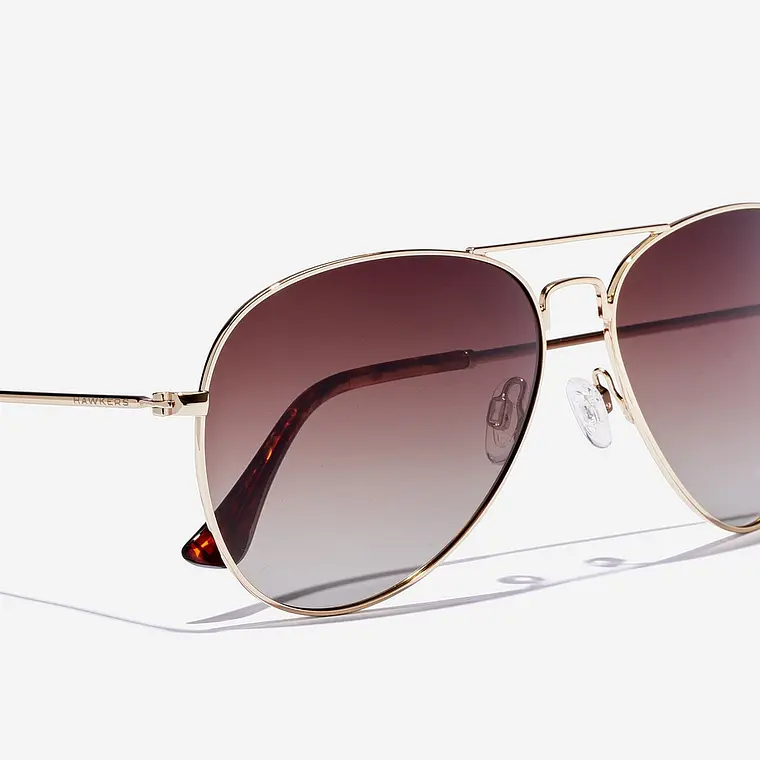 Lentes De Sol Polarizado Hawkers Hawk Gold Brown HHAW22DWMP - Talla 61mm 7