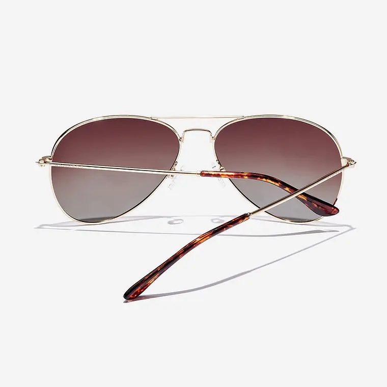 Lentes De Sol Polarizado Hawkers Hawk Gold Brown HHAW22DWMP - Talla 61mm 8