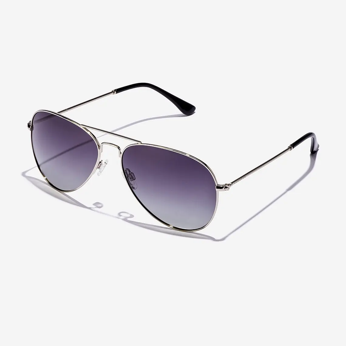Lentes De Sol Polarizado Hawkers Hawk Silver Grey HHAW22SGMP - Talla 61mm 5