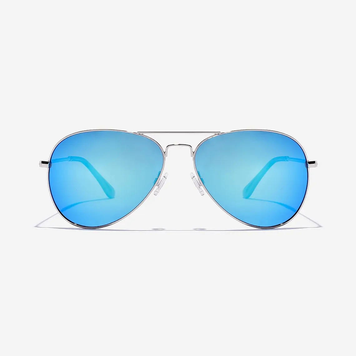 Lentes De Sol Polarizado Hawkers Hawk Silver Blue HHAW22SLMP - Talla 61mm 4