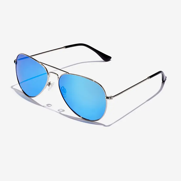 Lentes De Sol Polarizado Hawkers Hawk Silver Blue HHAW22SLMP - Talla 61mm 5