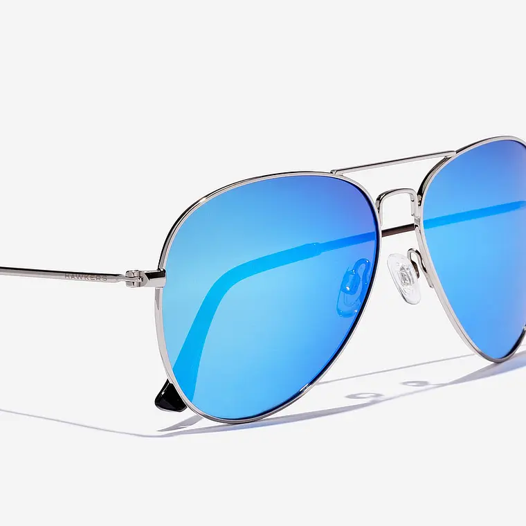 Lentes De Sol Polarizado Hawkers Hawk Silver Blue HHAW22SLMP - Talla 61mm 7