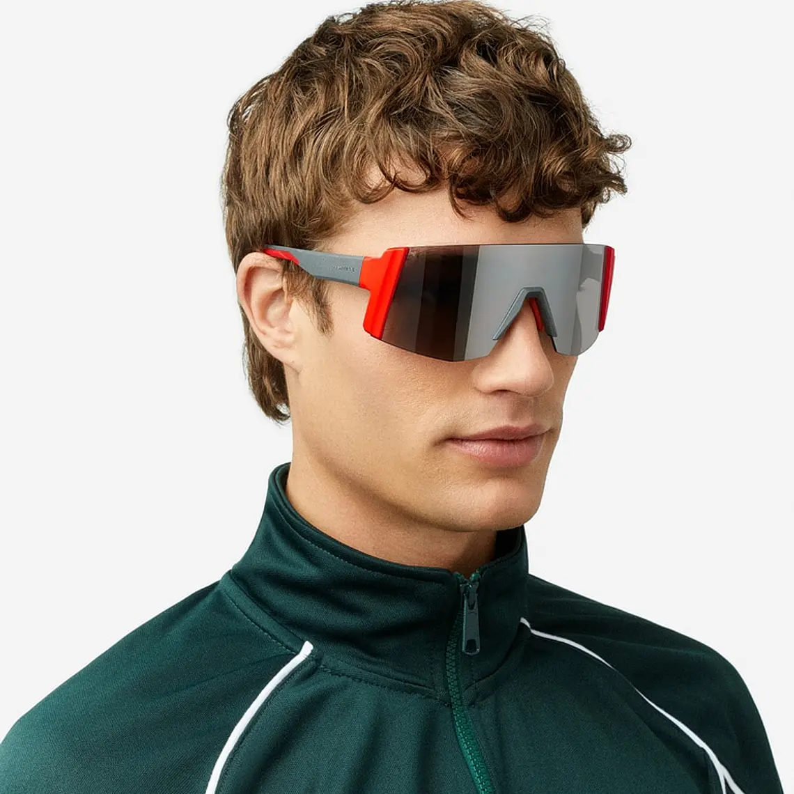 Lentes De Sol Deportivo Hawkers Lynx Small Coral Silver HLYS25RST0 - Talla 152mm 2