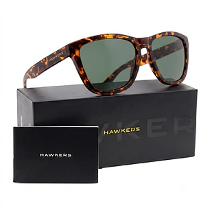 Lentes De Sol Polarizado Hawkers One Colt Carey Green HOCL22CEТР - Talla 53mm