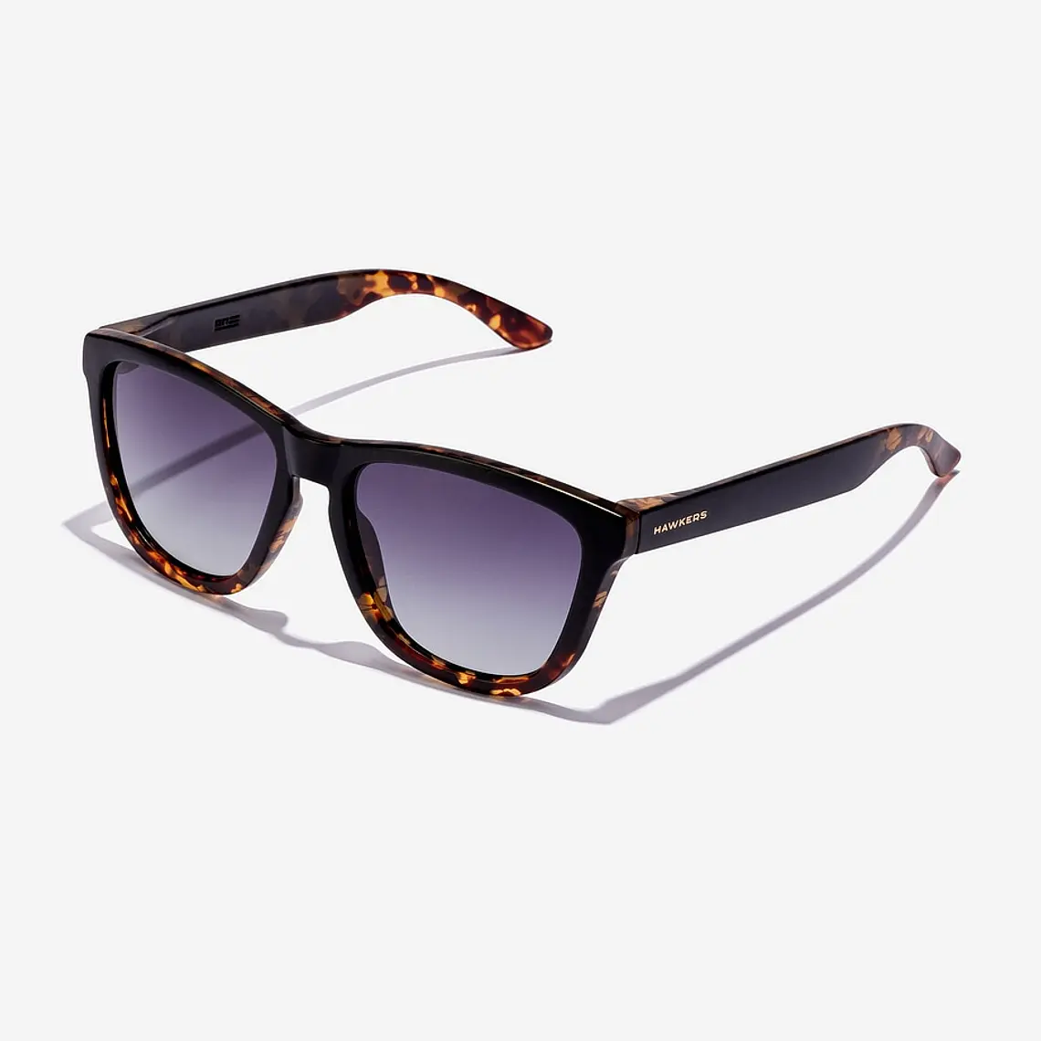 Lentes De Sol Polarizado Hawkers One Colt Black Carey Grey HOCL22BGTP - Talla 53mm 5