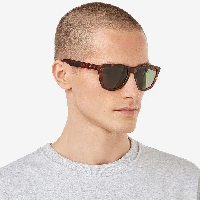 Lentes De Sol Polarizado Hawkers One Colt Carey Green HOCL22CEТР - Talla 53mm 3