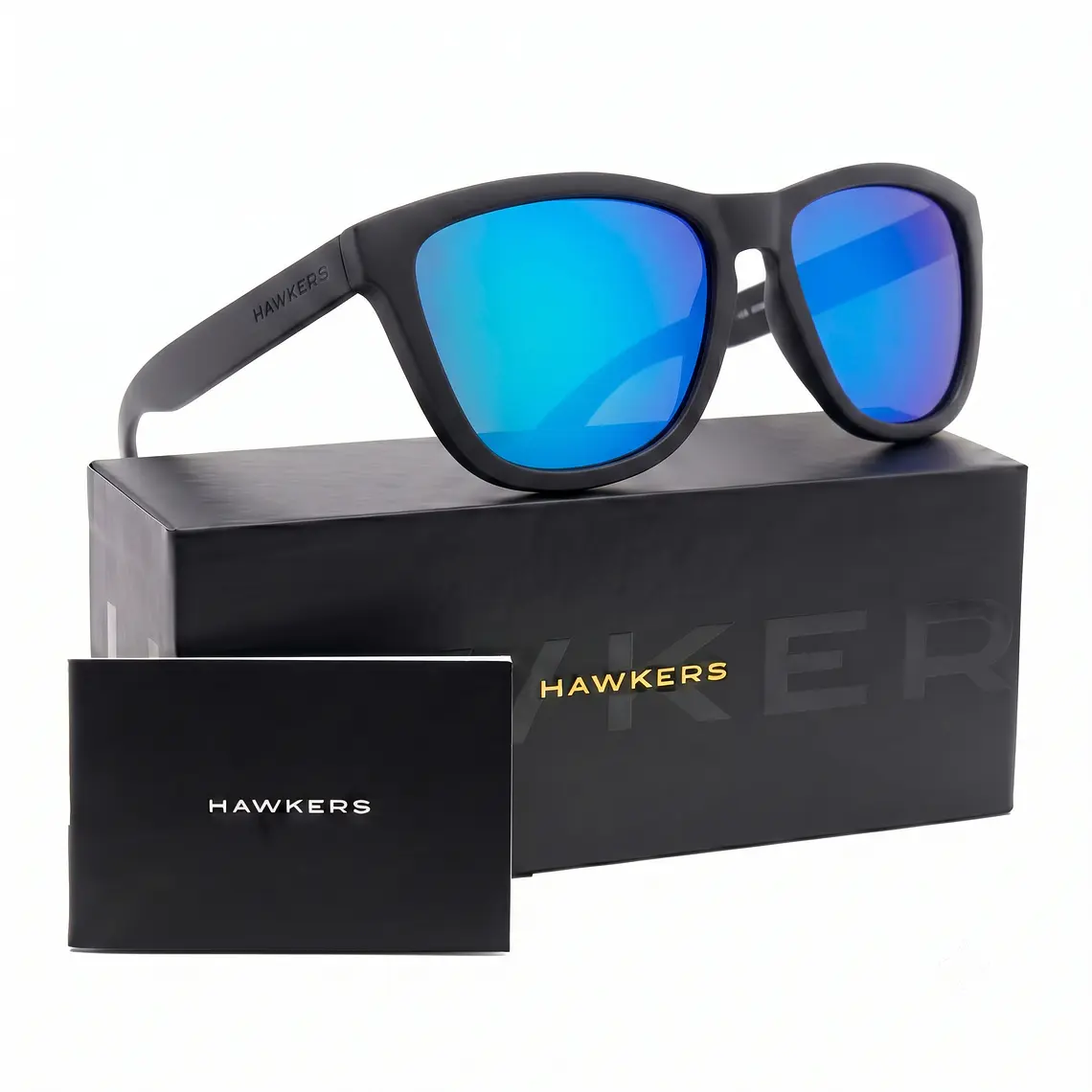 Lentes De Sol Polarizado Hawkers One Raw Black Sky HONR21BLTP - Talla 54mm 1